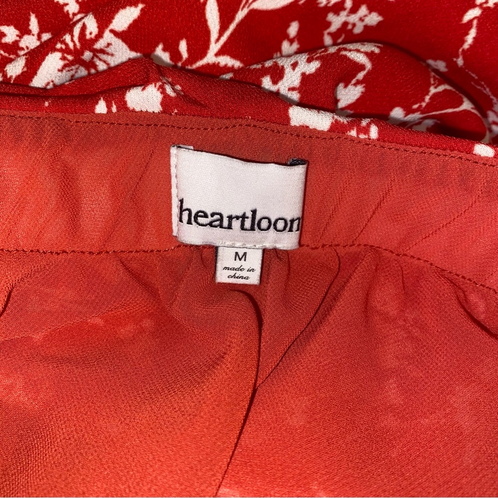 Heartloom Red Floral Midi Skirt - Picture 4 of 4